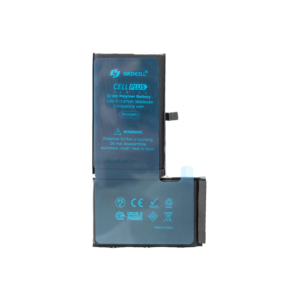 Greencell (High Capacity 3650mAh) iPhone XS Max Replacement Battery with Adhesive Strips (Original Chip Best Quality In The Market) Greencell (High Capacity 3650mAh) iPhone XS Max Replacement Battery with Adhesive Strips (Original Chip Best Quality In The Market)